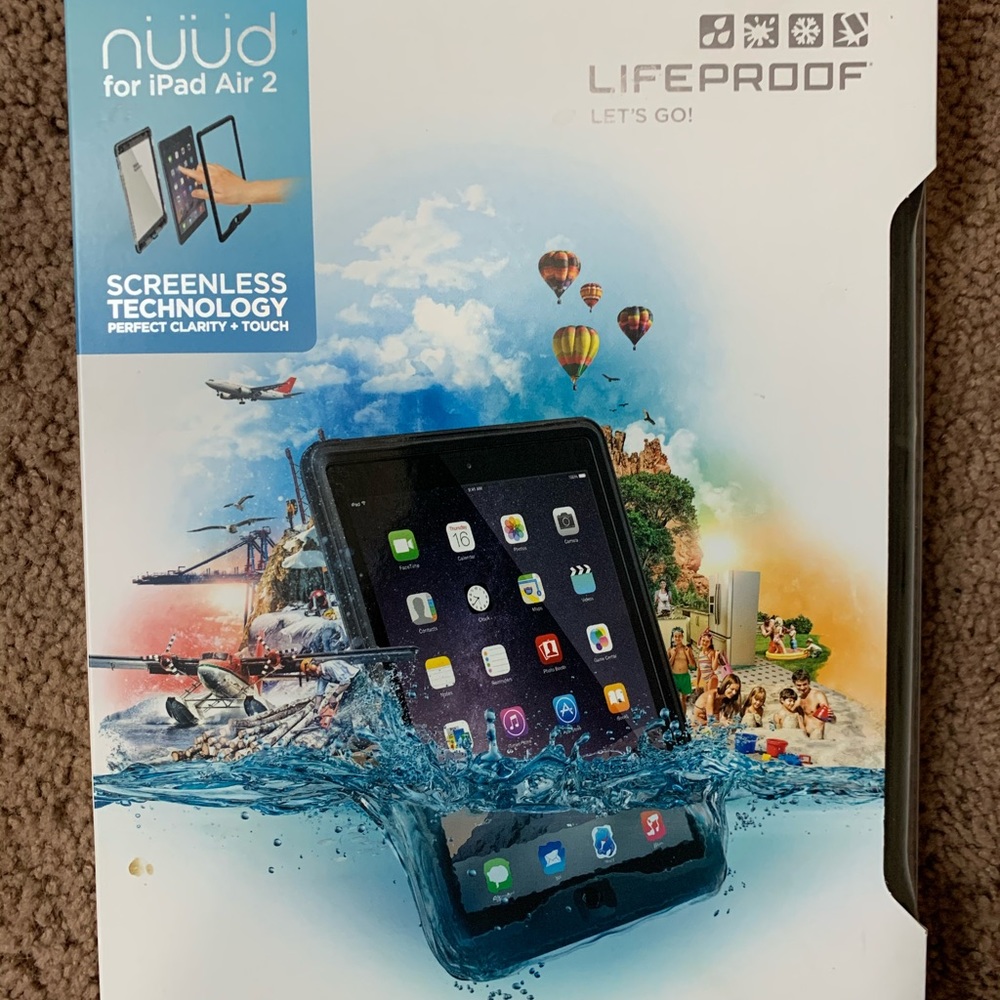 NEW iPad Air 2 Nuud Lifeproof case